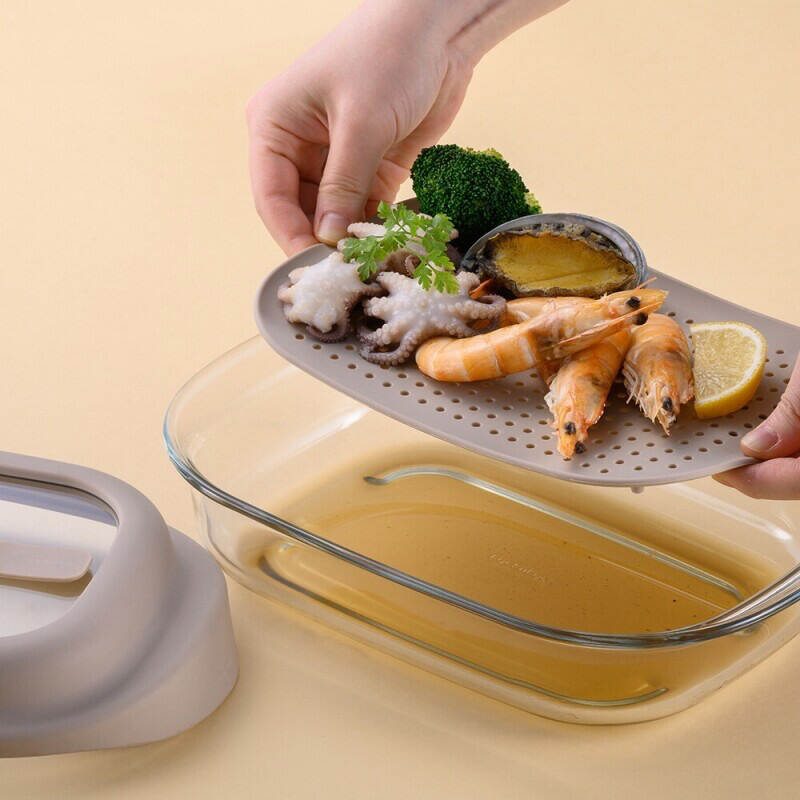 Hộp Thủy Tinh Có Nắp Simple Cook Locknlock 1.6L - LNG483, , large image number null